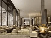 dramatic design lobby